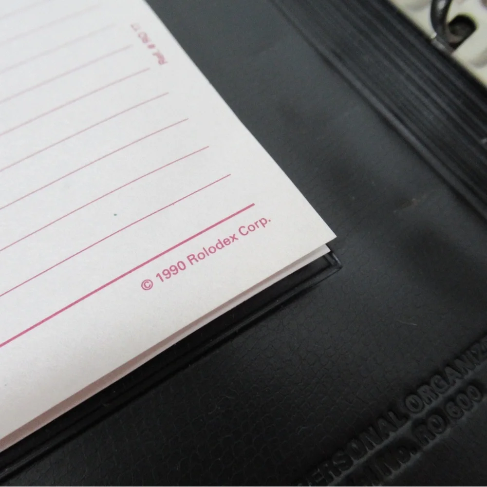 Vintage 1990 Rolodex Personal Organizer Day Planner